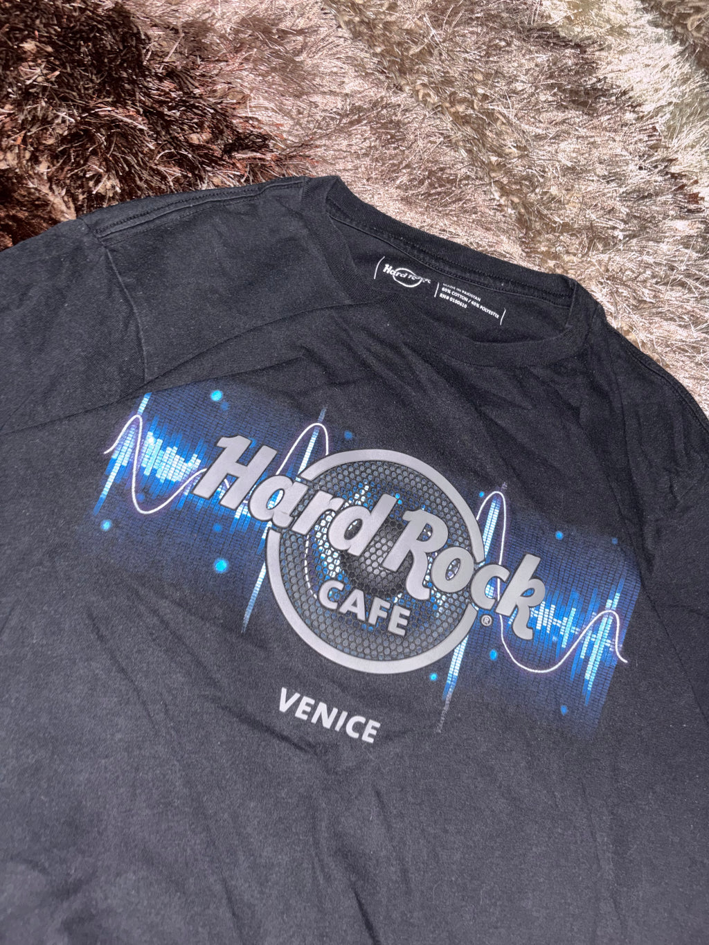 Hard Rock Cafe Venice puff printed Graphic T-shirt