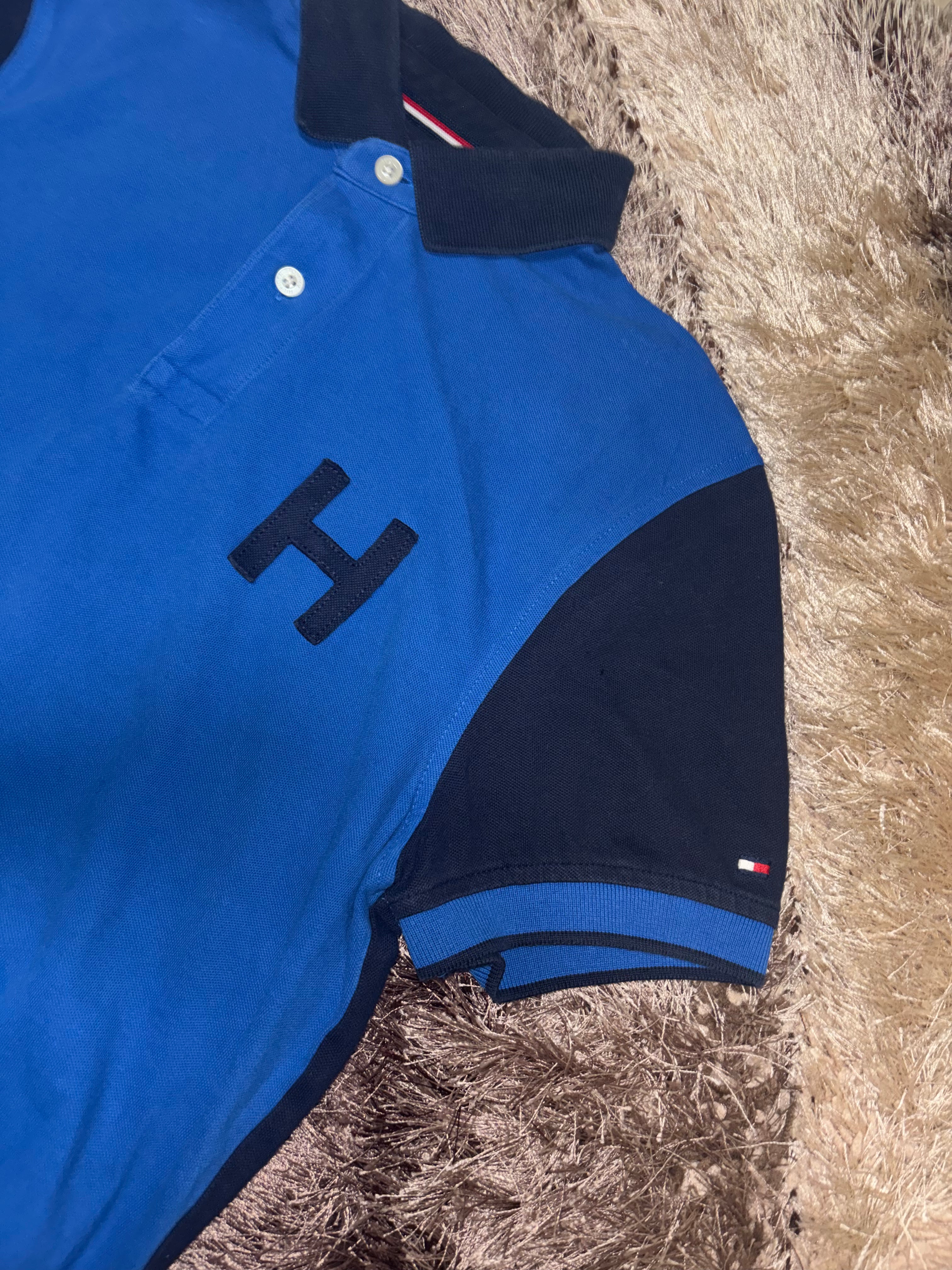 Tommy Hilfiger Splitted Global Stripe Polo Shirt