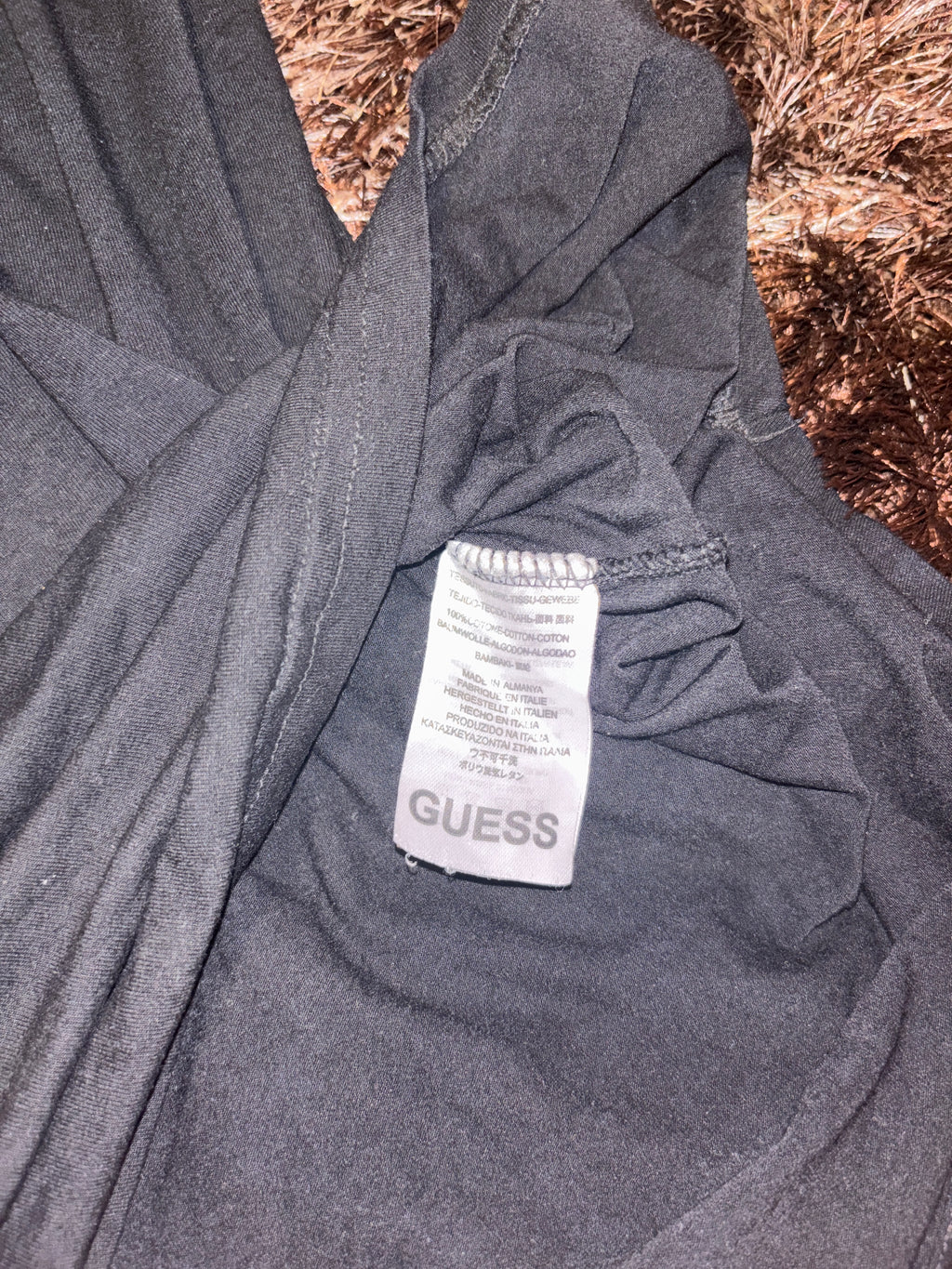 Guess rhinestone logo t-shirt