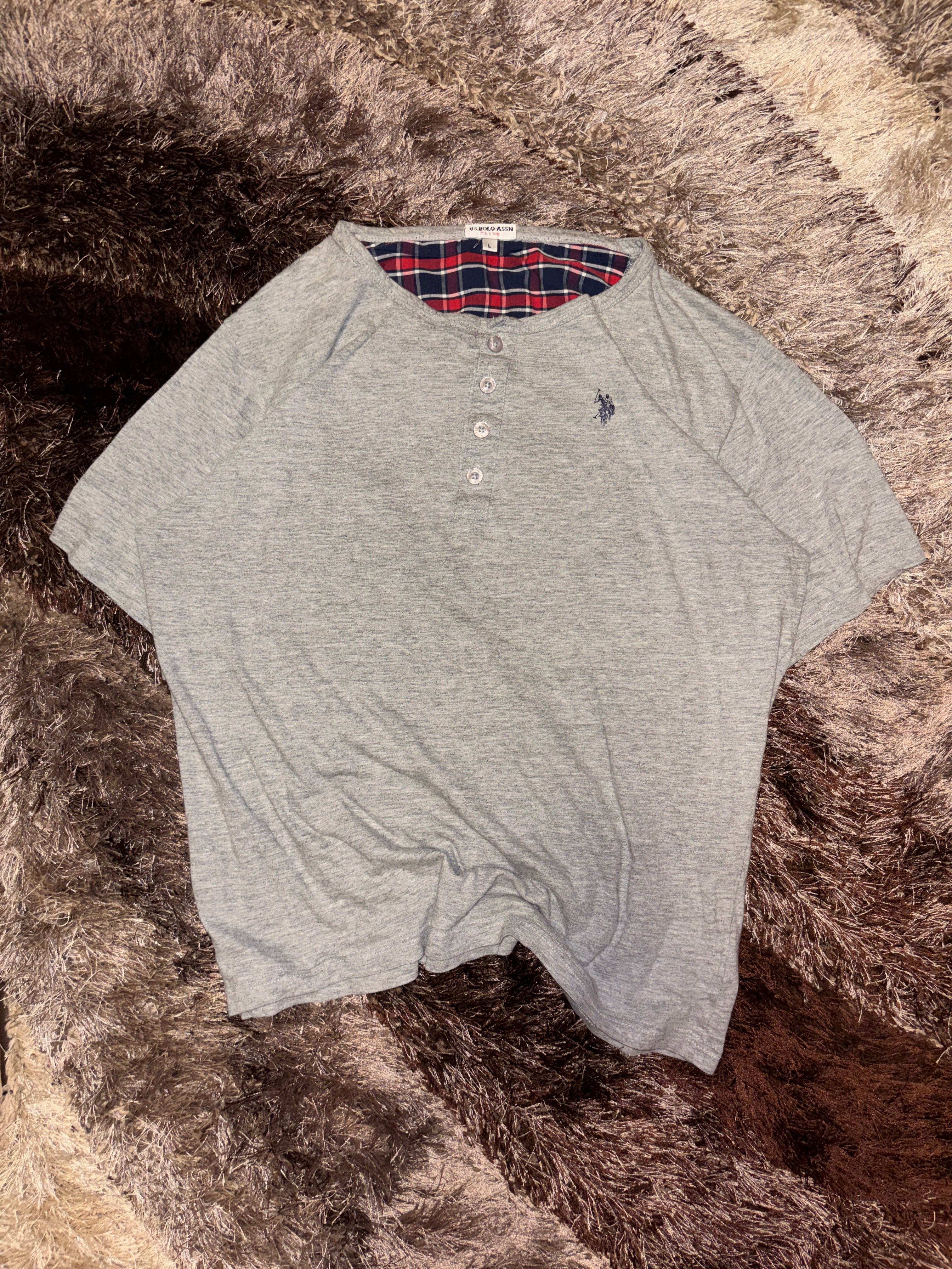 U.S. Polo Assn. Textured Henley T-Shirt