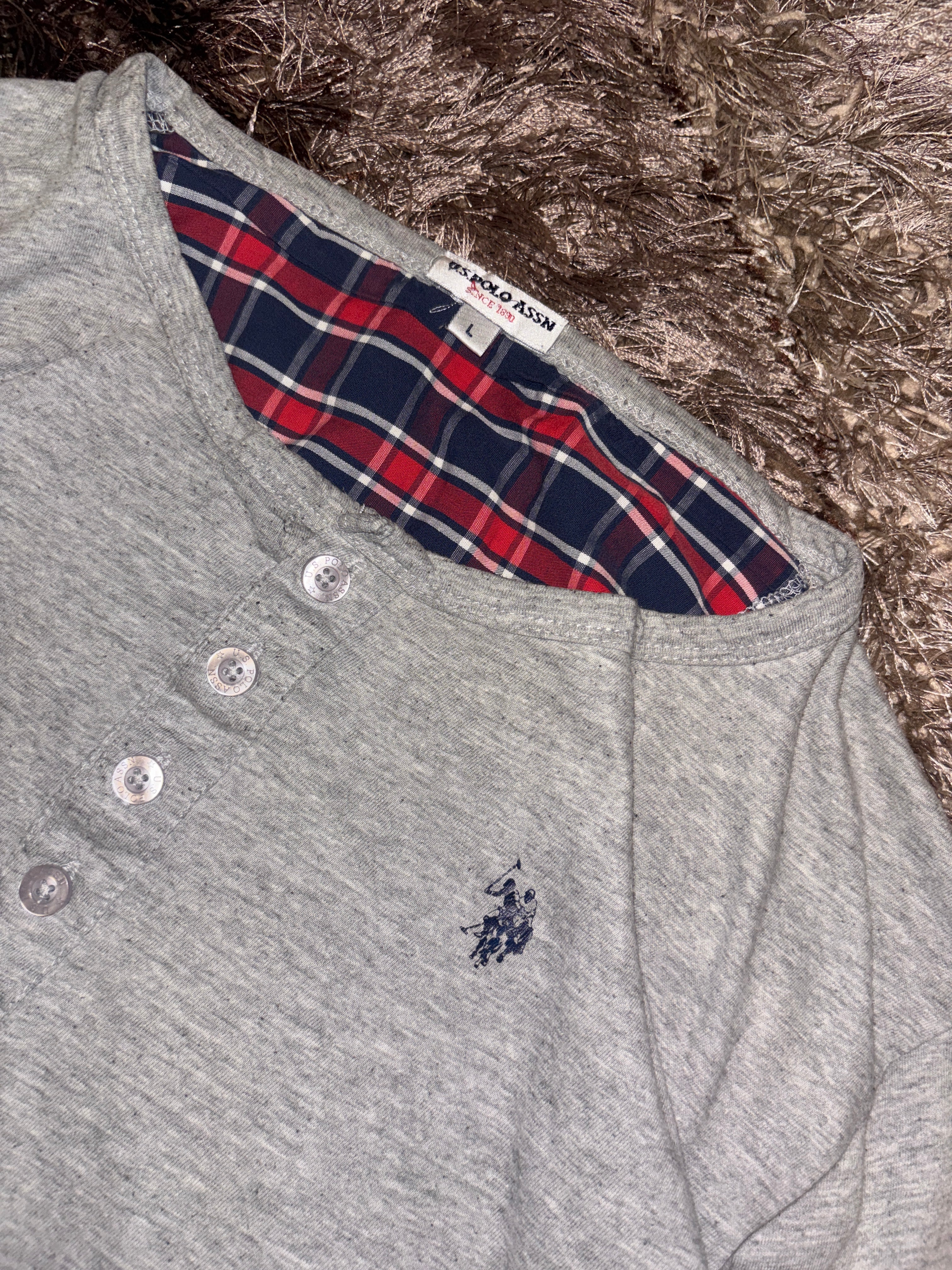 U.S. Polo Assn. Textured Henley T-Shirt
