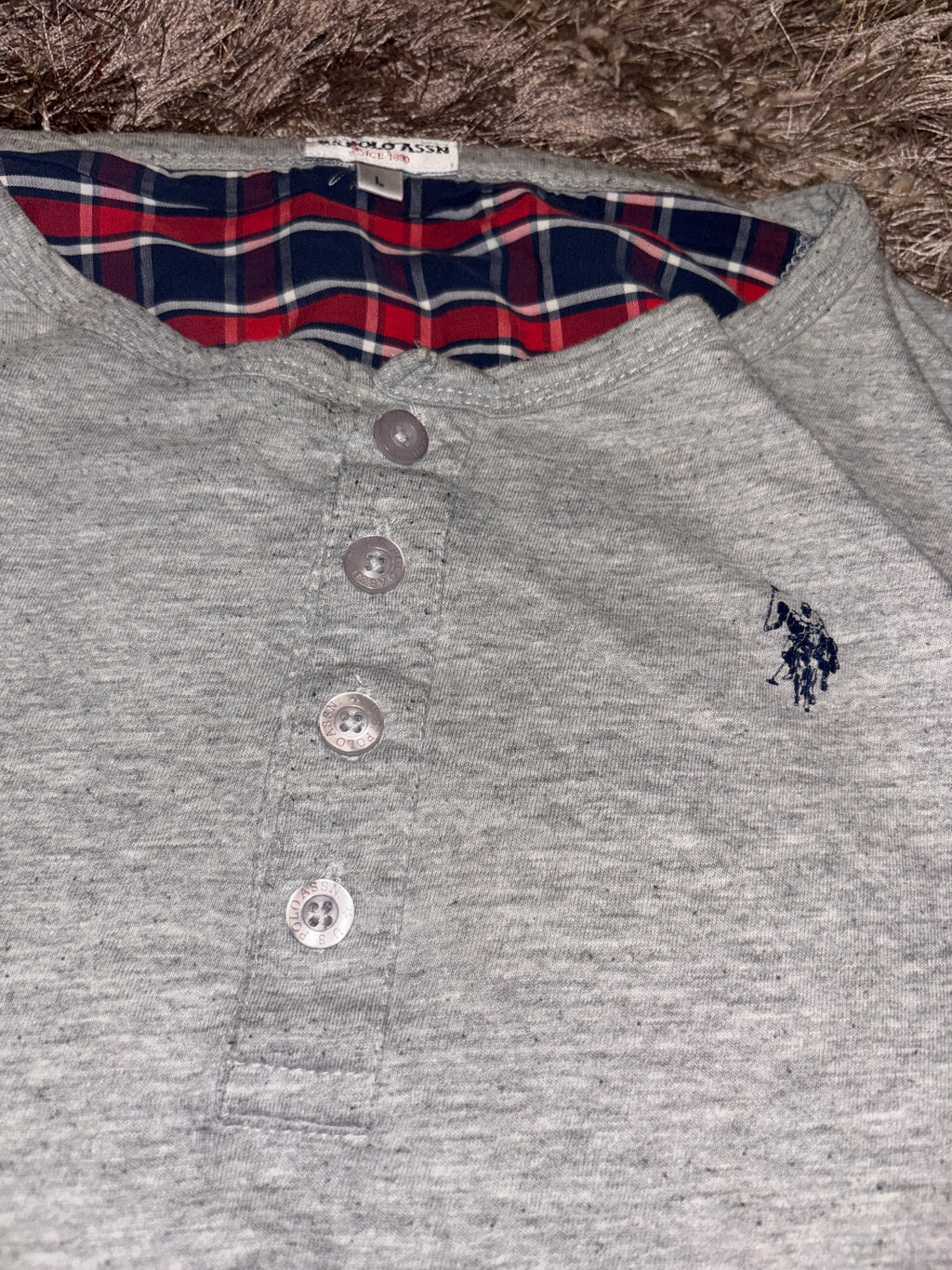 U.S. Polo Assn. Textured Henley T-Shirt
