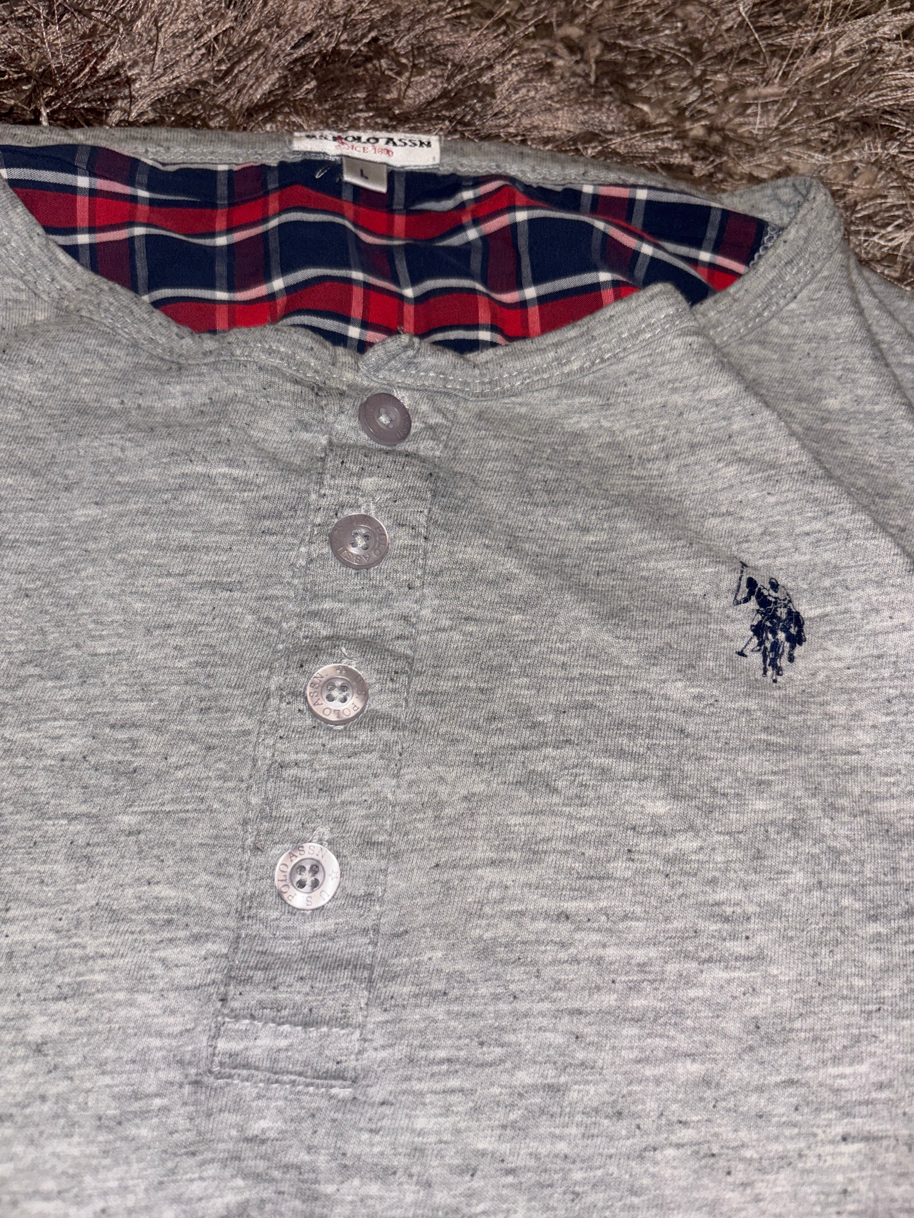 U.S. Polo Assn. Textured Henley T-Shirt