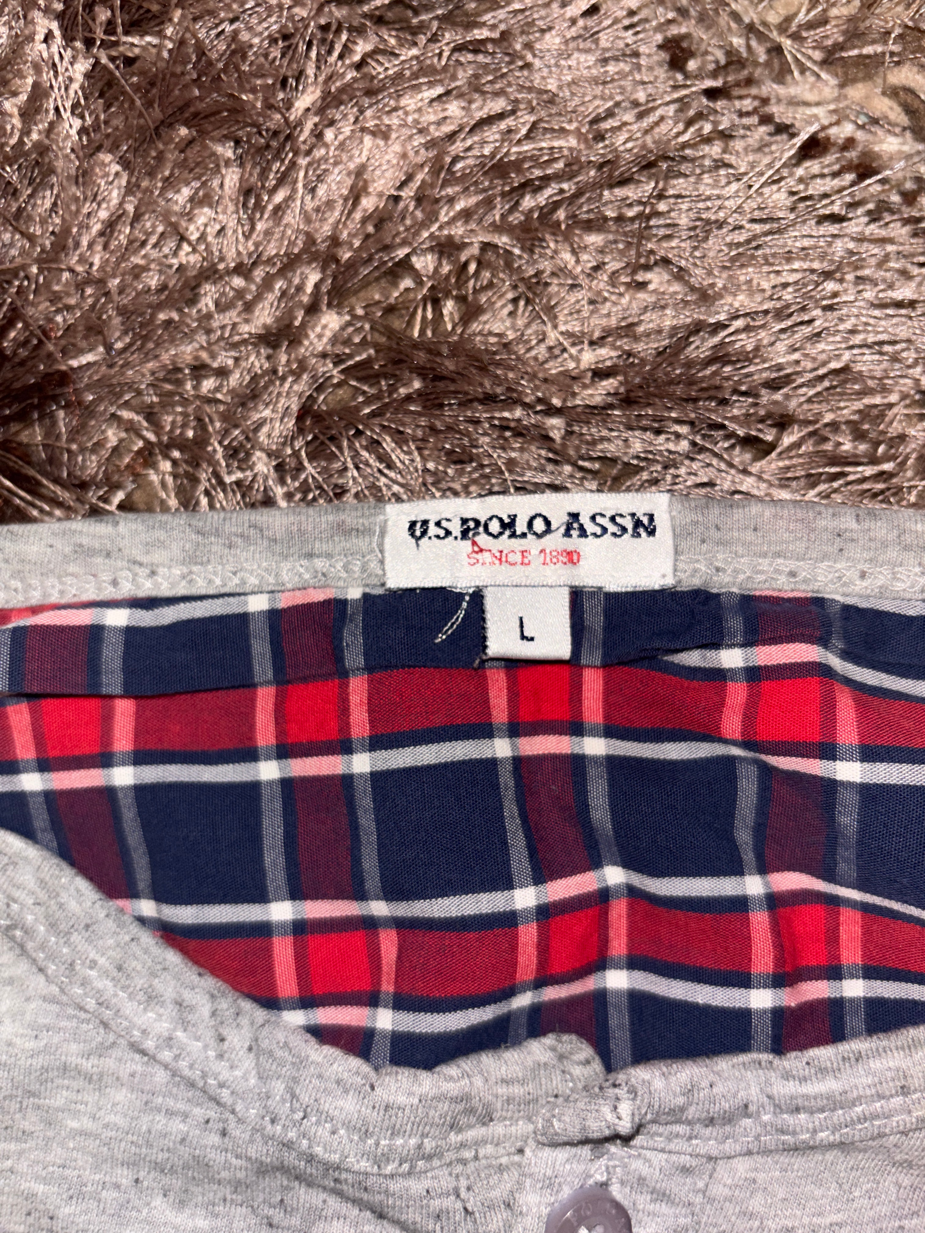 U.S. Polo Assn. Textured Henley T-Shirt