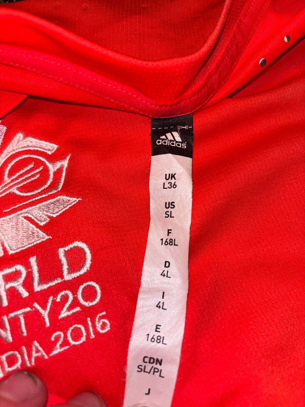 2024 Adidas England Cricket T20 Shirt