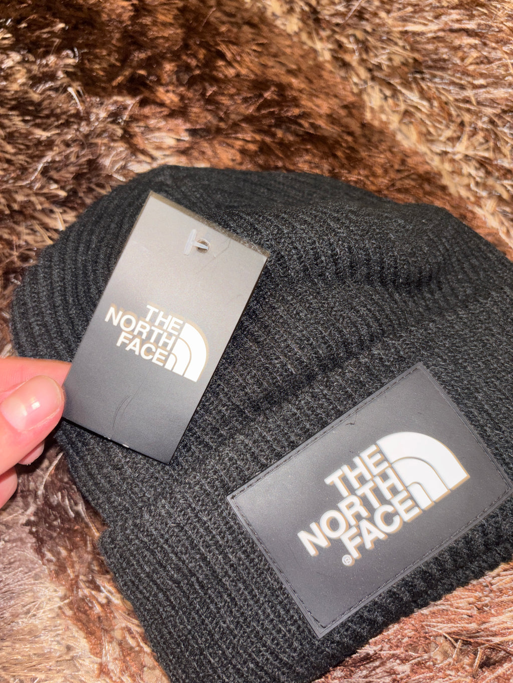 The North Face TNF Logo Box Cuffed Beanie