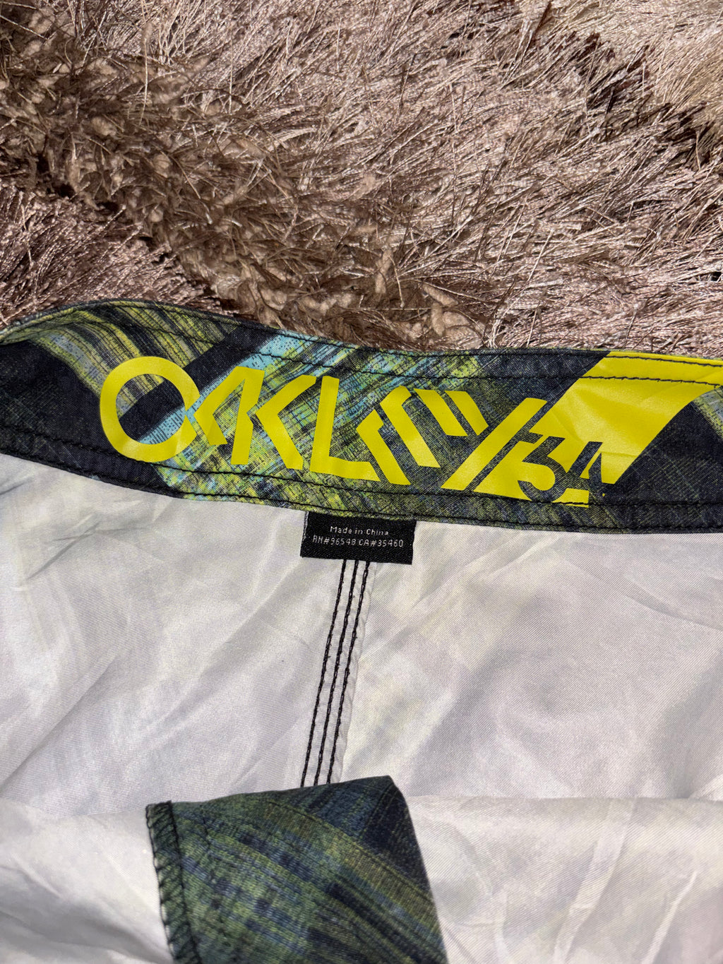 Oakley Plaid Board Shorts