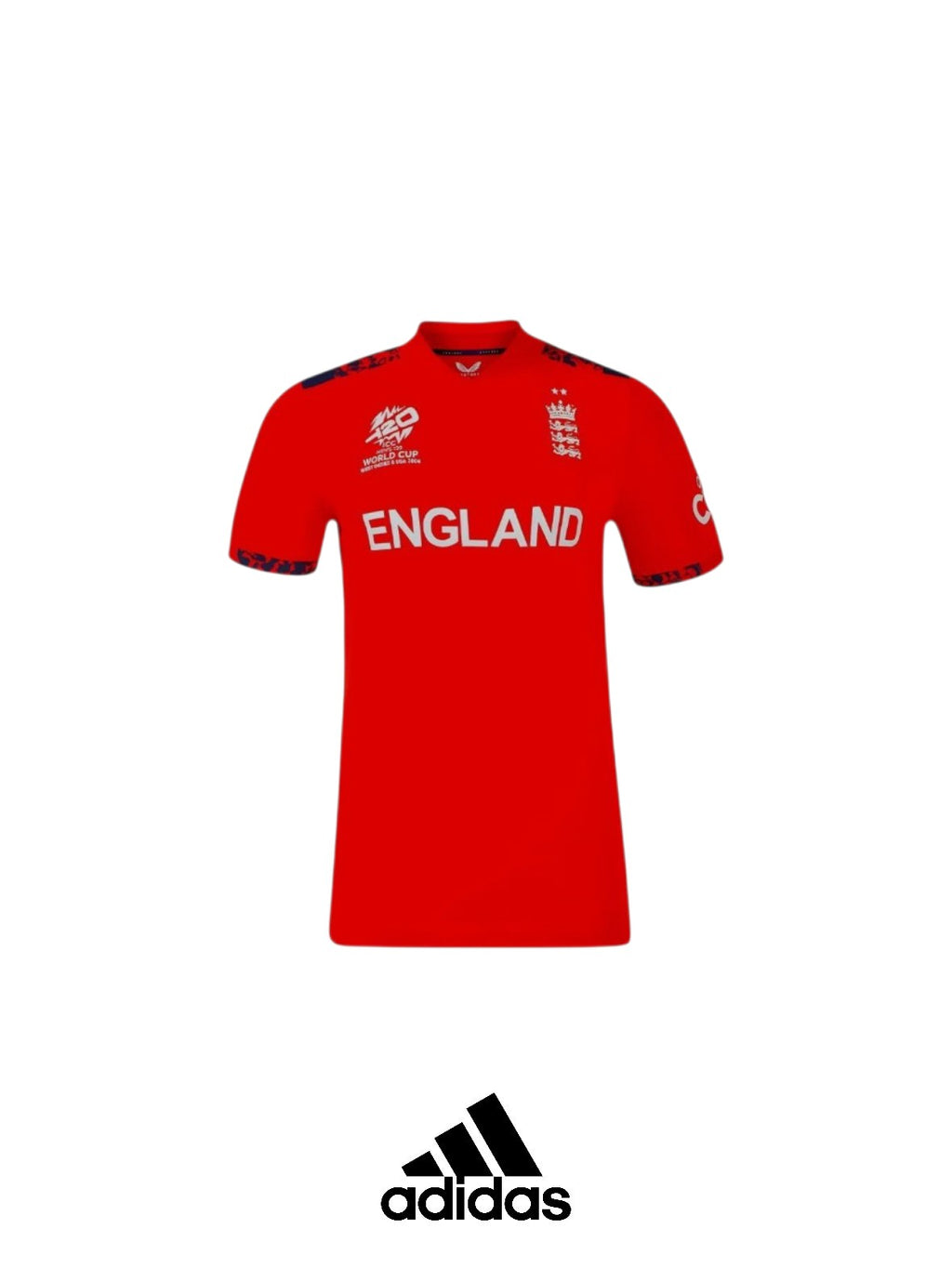 2024 Adidas England Cricket T20 Shirt