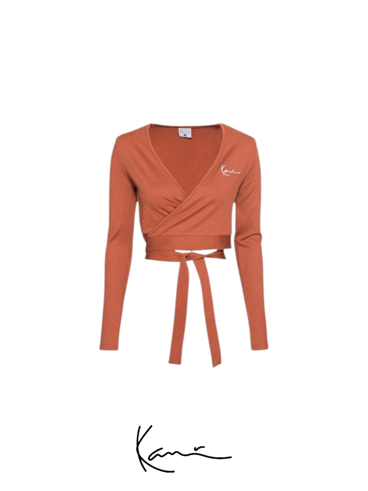 Karl Kani Signature Wrap Tie crop top