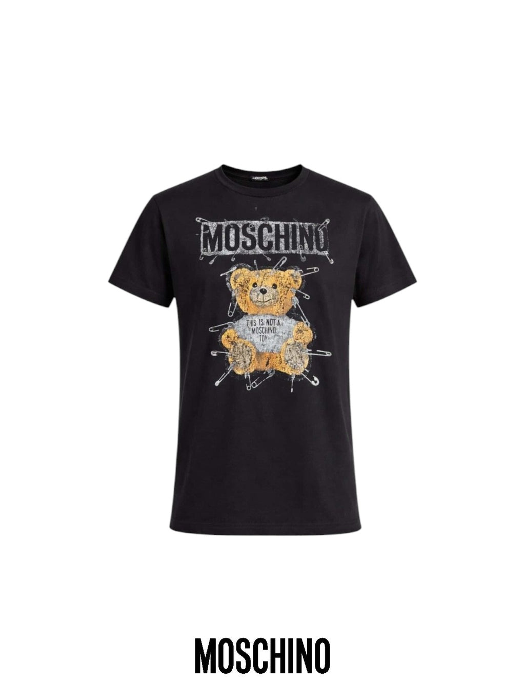 Moschino Safety Pin Teddy Bear T-Shirt
