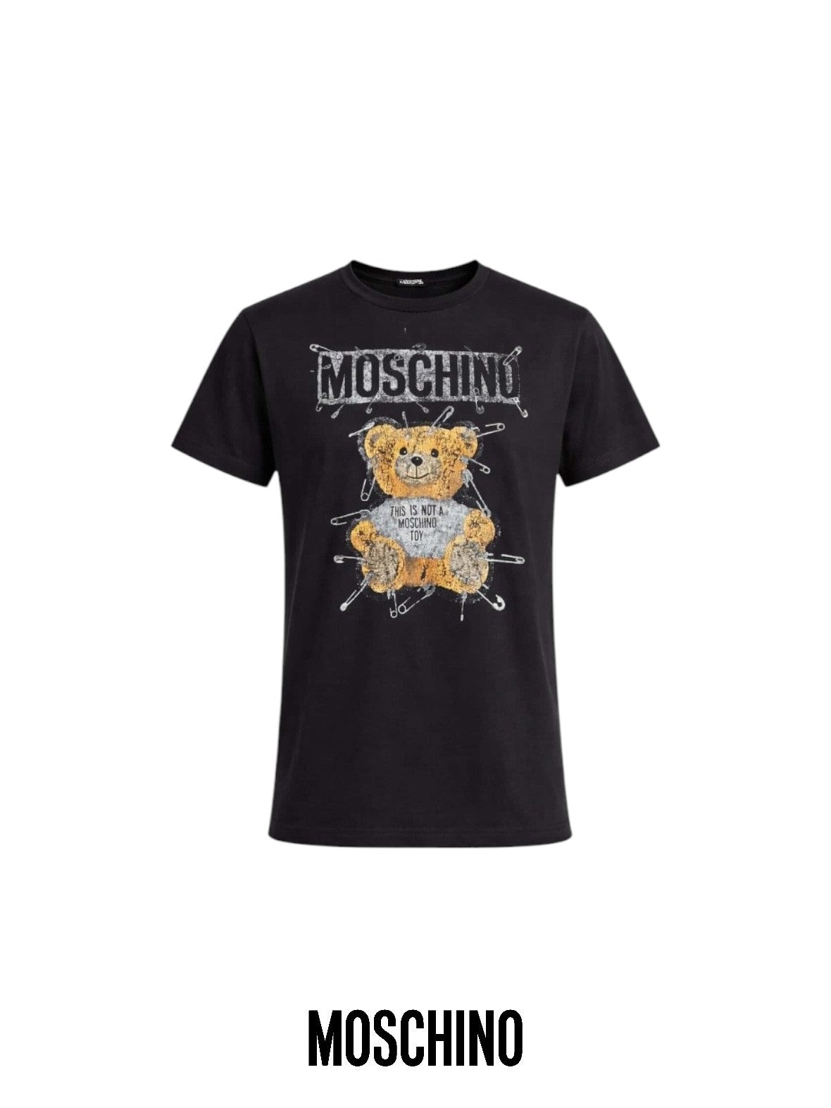 Moschino Safety Pin Teddy Bear T-Shirt